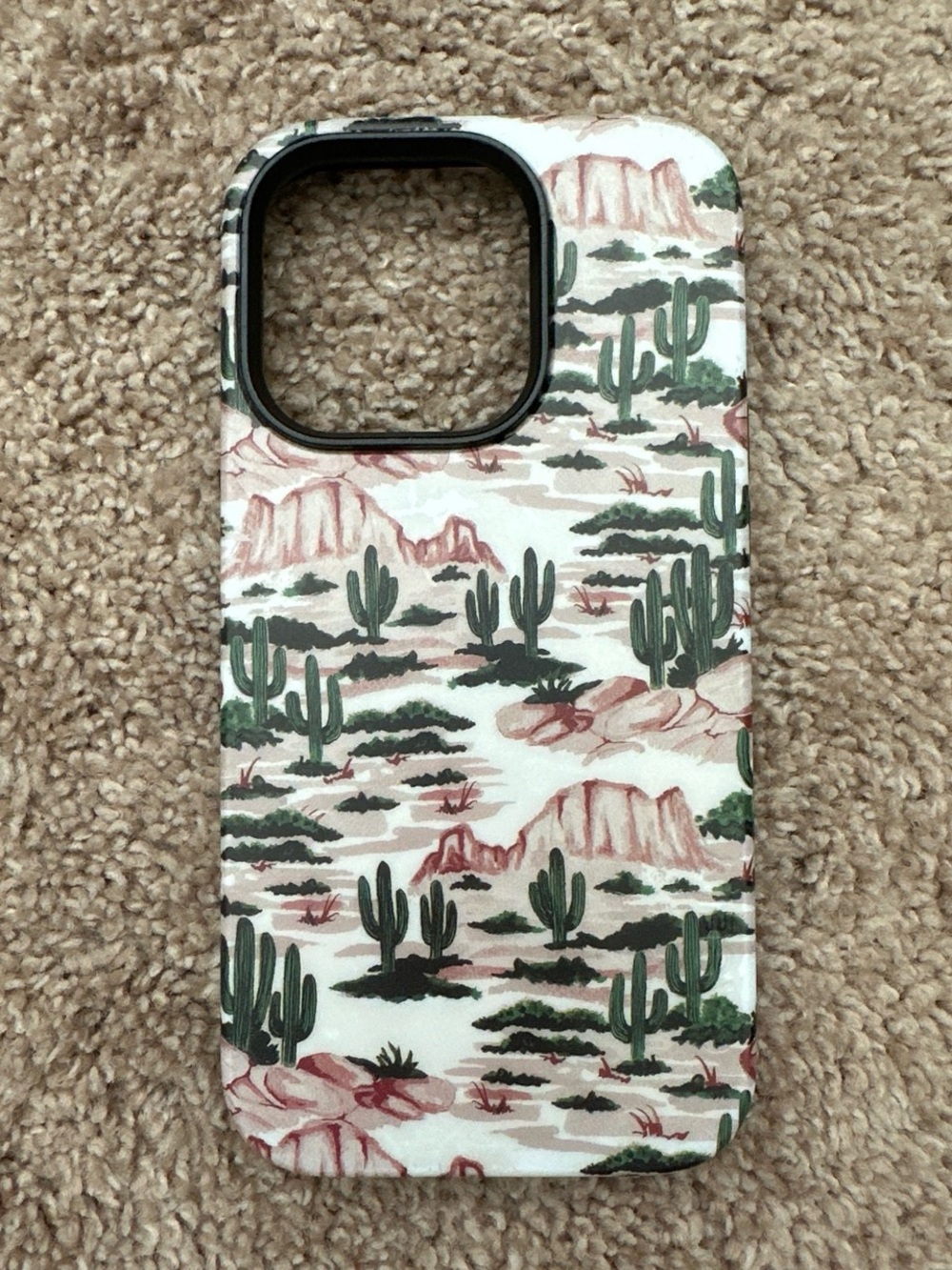 Casely Gold Rush Desert iPhone 14 Pro phone case